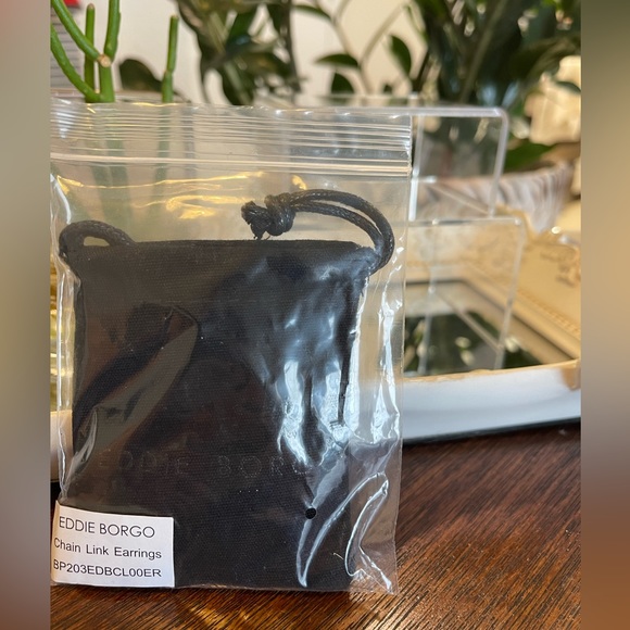 Chain Link Statement Earrings - Eddie Borgo - Picture 10 of 11